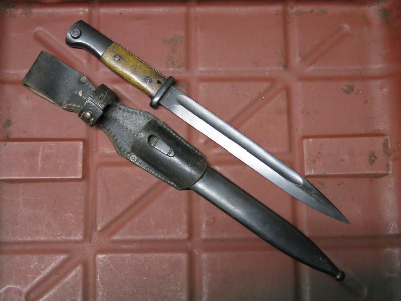 German Wehrmacht K98 Bayonet Unsharpened & Unused Matching JOS. CORTS Sn 1938 Complete Near Mint!!!!