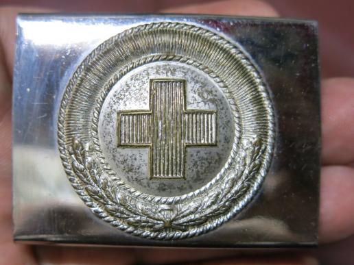 German D. R. K. Deutsches Rotes Kreuz Koppelschloß Belt Buckle. (5)