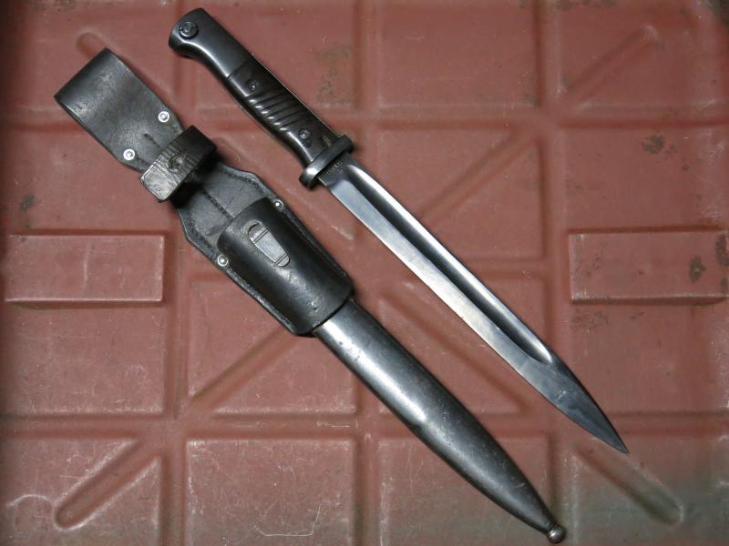 German Wehrmacht K98 Bayonet Unsharpened & Unused Matching BERG & Co. 1938 Complete Near Mint!!!!