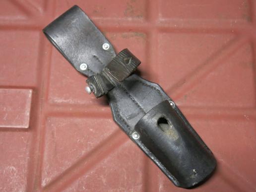German Wehrmacht K98 Bayonet Leather Frog 1937 Slighty Used.