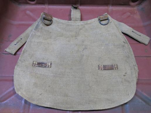 German Wehrmacht M31 Brotbeutel Breadbag Mid-Late War Made With Ersatz Cloth Rare. (5)