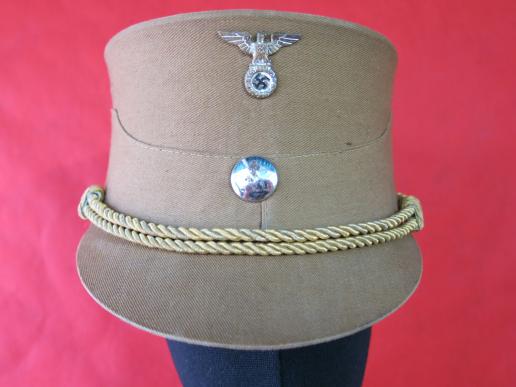 German NSDAP Politische Leiter Kepi Sand Colour Pliable, Hard To Find. (40)