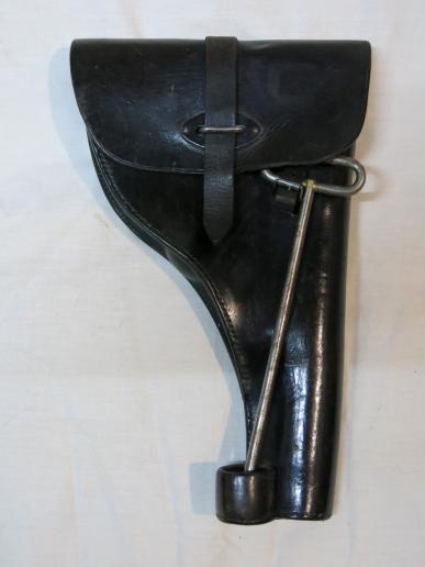 German Condor Legion Leuchtpistole Flare Gun Holster FROST & J´A´HNEL BRESLAU 1935-1936 + 1936 Cleaning Rod.
