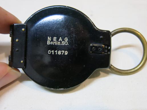 German Wehrmacht Marschkompass Marching Compass N E A G Berlin.SO. 011879 Near Mint And Working.