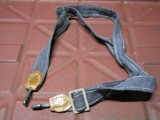 German Luftwaffe Brotbeutel Mid-Late War Breadbag Strap Brown Leather Mint.