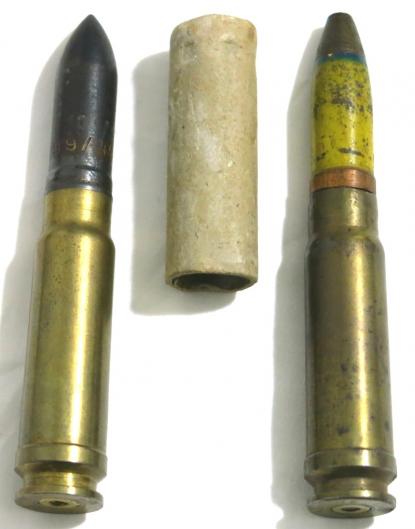 German Luftwaffe Transport Cardboard Tube For 13 mm Round Inert.