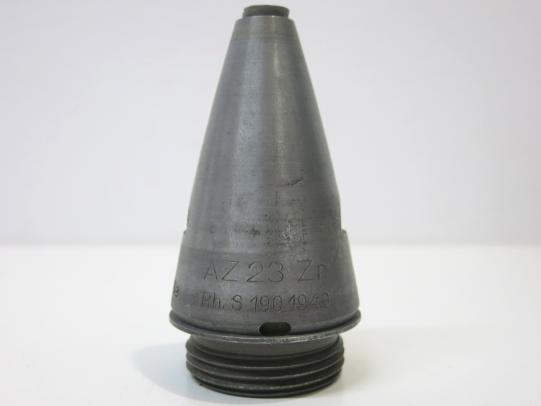 German Wehrmacht AZ23 Zn Rh. S 190 1940 Zunder Fuze For 7,5cm, 8,8cm, 10cm, 10,5cm, 15cm, Etc, Inert.