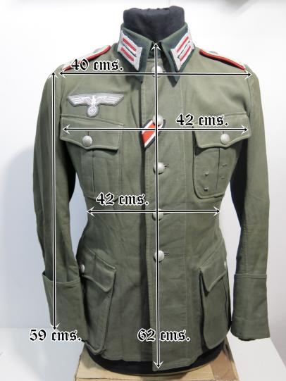 German Wehrmacht Artillerie Officer Feldbluse Early Moleskin Jacket Artillery, Part I Of II (60)