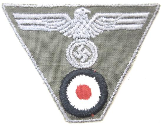 German Wehrmacht EM NCO Feldmütze Late War M43 Cap Eagle Trapezoid MINT.