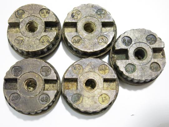 British Mills Bomb No. 36M MKI Grenade Plug In Brass AF 1943, Inert.