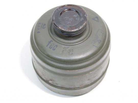 German Wehrmacht Gas Mask Filter FE42, The Big One, 1943 Dated, Hard To Find And Untouched One.