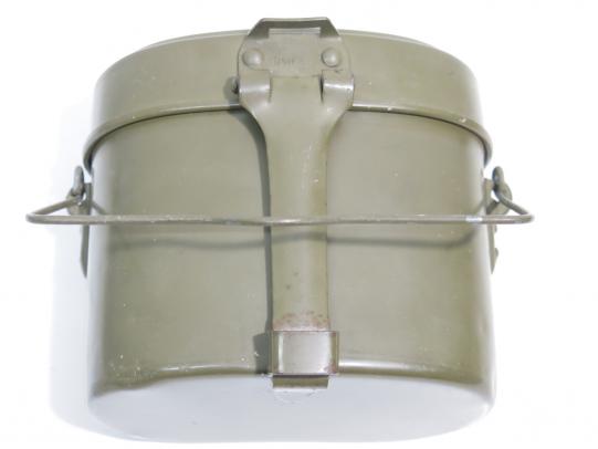 German Wehrmacht Kochgeschirr M31 Aluminium Mess Kit M31 kvu 44 Matching.
