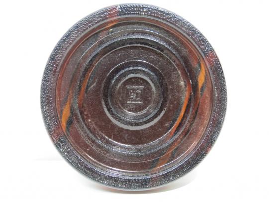 German Wehrmacht Pressure Plate For Glasmine 43 Brown Variant 40 Marked.