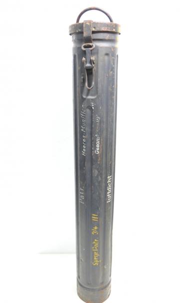German Wehrmacht Awesome Transport Tube For 7,5 cm KWK 40 Round.