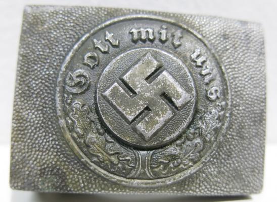German Wasserschutzpolizei Water Police EM Aluminium Belt Buckle.