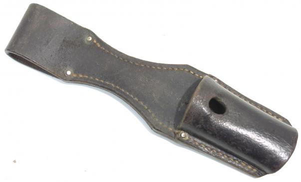 German Wehrmacht K98 Bayonet Leather Frog bmd 1941 Slighty Used.