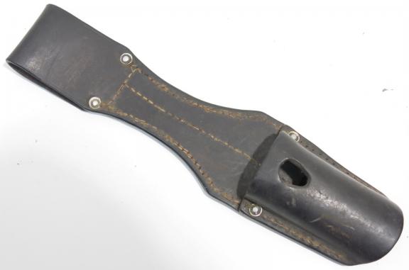 German Luftwaffe K98 Bayonet Leather Frog LBA And Unit Marked.