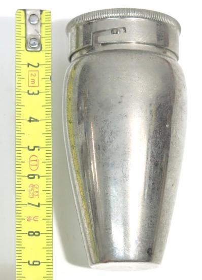 German Wehrmacht Medical Steel Container For Cotton With The Original Cotton Still Inside.