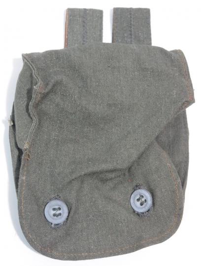 German Wehrmacht Gas Mask Filter Pouch 1941 Dated Super Quality.