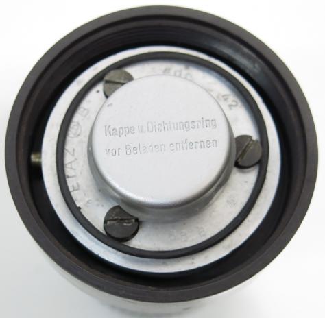 German Luftwaffe ELAZ Electrische Aufschlag Zünder Electrical Impact Fuze Series ELAZ 25 B edr 42 Instructional? With Bakelite Pot, Inert.