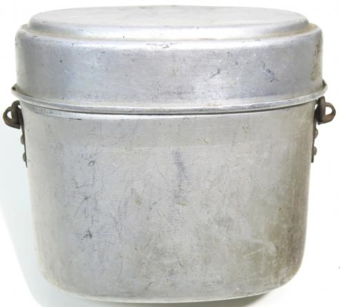 German Wehrmacht Kochgeschirr M31 Aluminium Mess Kit M31 Last Ditch Production MN 45, RARE!!!!