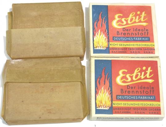 German Wehrmacht Esbit Kocher Mod. 9 Fuel Tablets Box Variation 1a.