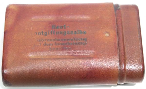 German Wehrmacht Hautentgiftungssalbe 41 Decontamination Kit Unused 1942.