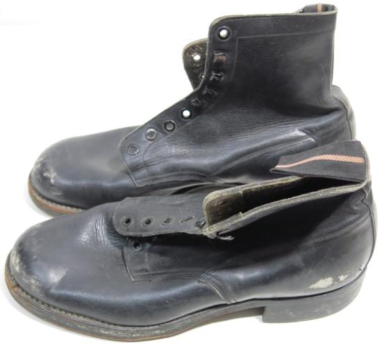 German Hitler Jugend HJ Shoes Half Boots Size 37 Used Condition BUT Still Nice. (10)