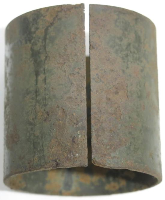German Waffen SS Smooth Fragmentation Sleeve For Stickgrenades M24 And M43 Originally Found At SS North Division Positions, Inert.