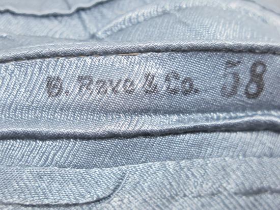 German Luftwaffe Officer Feldmütze Side Cap In Blue Gabardine Size 58. (30)