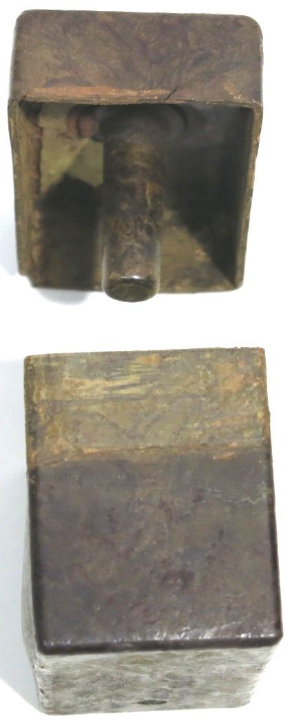German Wehrmacht Sprengkörper 28 Bakelite Explosive Block, Empty And Inert.