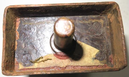 German Wehrmacht Sprengkörper 28 Bakelite Explosive Block, Empty And Inert.