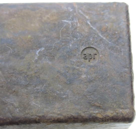 German Wehrmacht Sprengkörper 28 Bakelite Explosive Block, Empty And Inert.