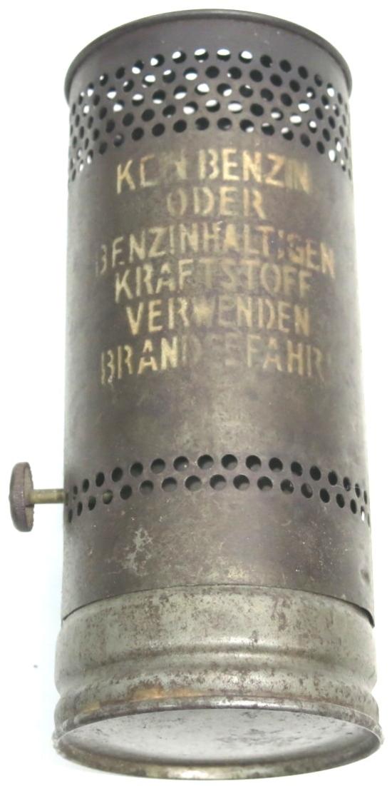 German Wehrmacht Petroleumkocher Field Stove 1943 Dated And Very Nice One.