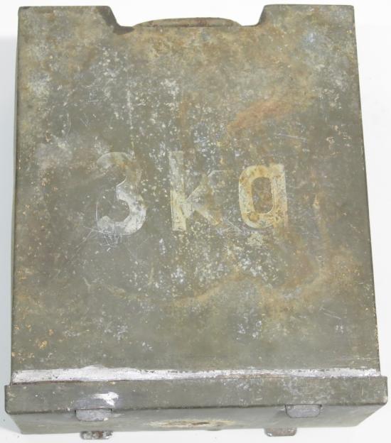 German Wehrmacht 3Kg Sprengbüchse Charge For Pioneer, Empty And Inert, Hard To Find In Nice Condition.