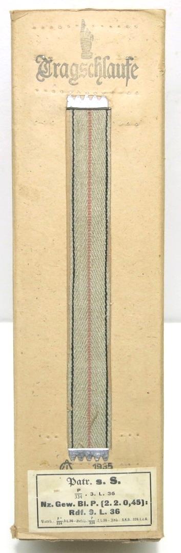 German Wehrmacht Patronen s. S. P. 334 3. L. 36 Tragschlaufe Mit 20 Patronenschachteln Set Of 20 K98 Ammunition Boxes In Their Original Sleeve, Museum Condition.