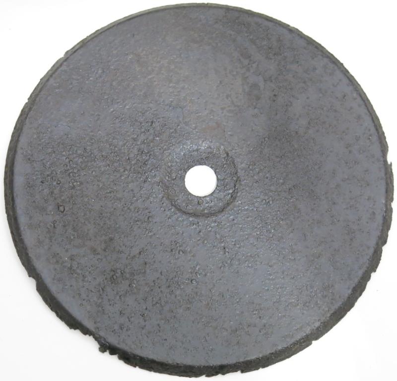 German Wehrmacht Steel Fuze Plate For Glasmine 43, Hard To Find Original.