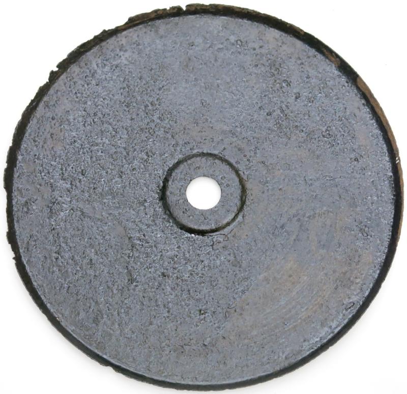 German Wehrmacht Steel Fuze Plate For Glasmine 43, Rare.