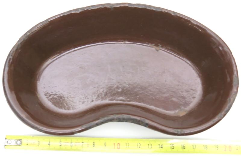 German Wehrmacht Sanitär Medical Veterinär Enameled Try For Instruments.