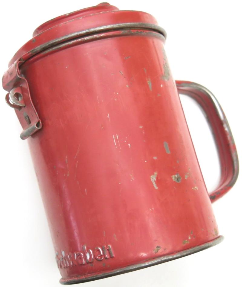 German WHW Sammeldose Sammelbüchse Donation Can Winterhilfswerk Gau Schwaben.