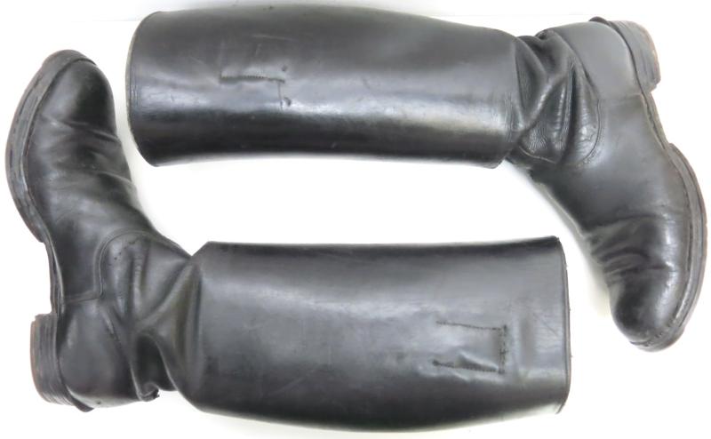 German Wehrmacht Kavallerie Stiefel Cavalry Tall Riding Boots Original Pair, Rare.