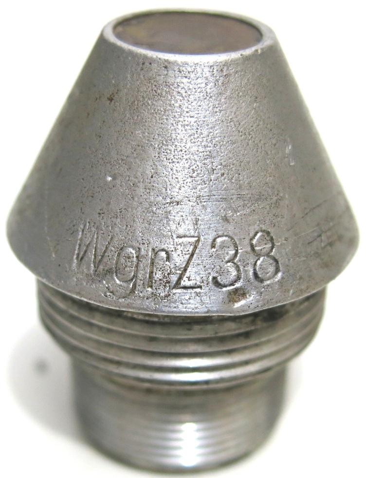 German Wehrmacht 5 cm, 8 cm, 10 cm, 12 cm Wgr. Z. 38 Wurfgranate Zünder 38 1941 Aluminium Made, Inert.