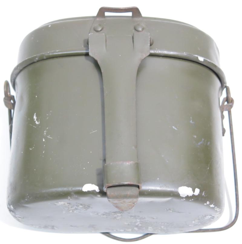 German Wehrmacht Kochgeschirr M31 Aluminium Mess Kit M31 Unmarked With Inner Tray.