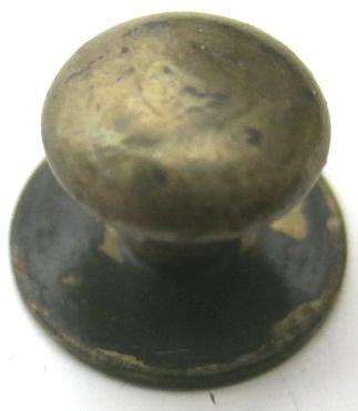 German Wehrmacht Gas Mask Can Straps Brass Knob.