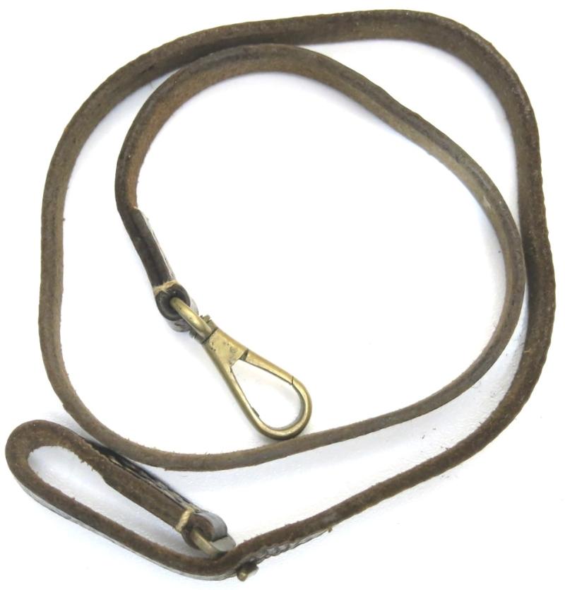 German Wehrmacht Marschkompass Marching Compass Leather Strap.