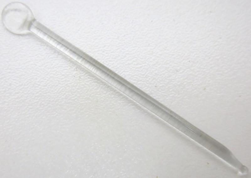 German Wehrmacht Augenglasstab Für Salbe, Eye Glass Stick For Ointment, Short Variation, Hard To Find And Often Missing From The Salbe Tins.