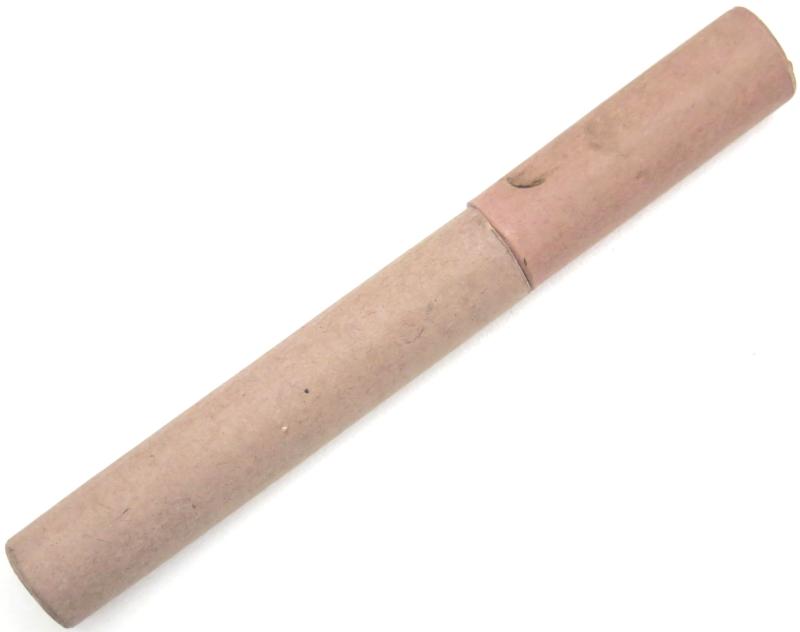 German Heer Thermometer In Cardboard Transport Tube, Hard To Find A Heer One.