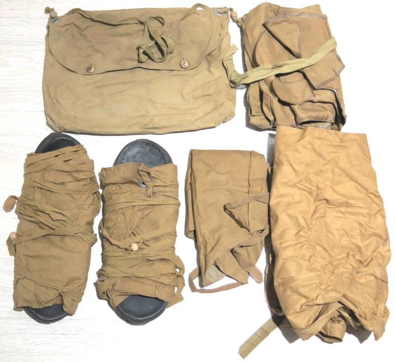 German Wehrmacht Tropical Leichte Gasbekleidung 39 Complete Light Gas Protective Suit M1939, Tropical Matching gdl 1941 Dated, RARE!!