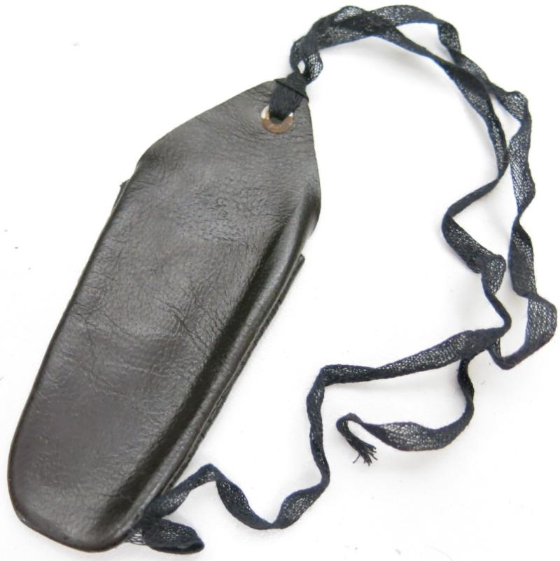 German Wehrmacht Medical Lederfingerlinge Leather Finger Splint Mint From Box.