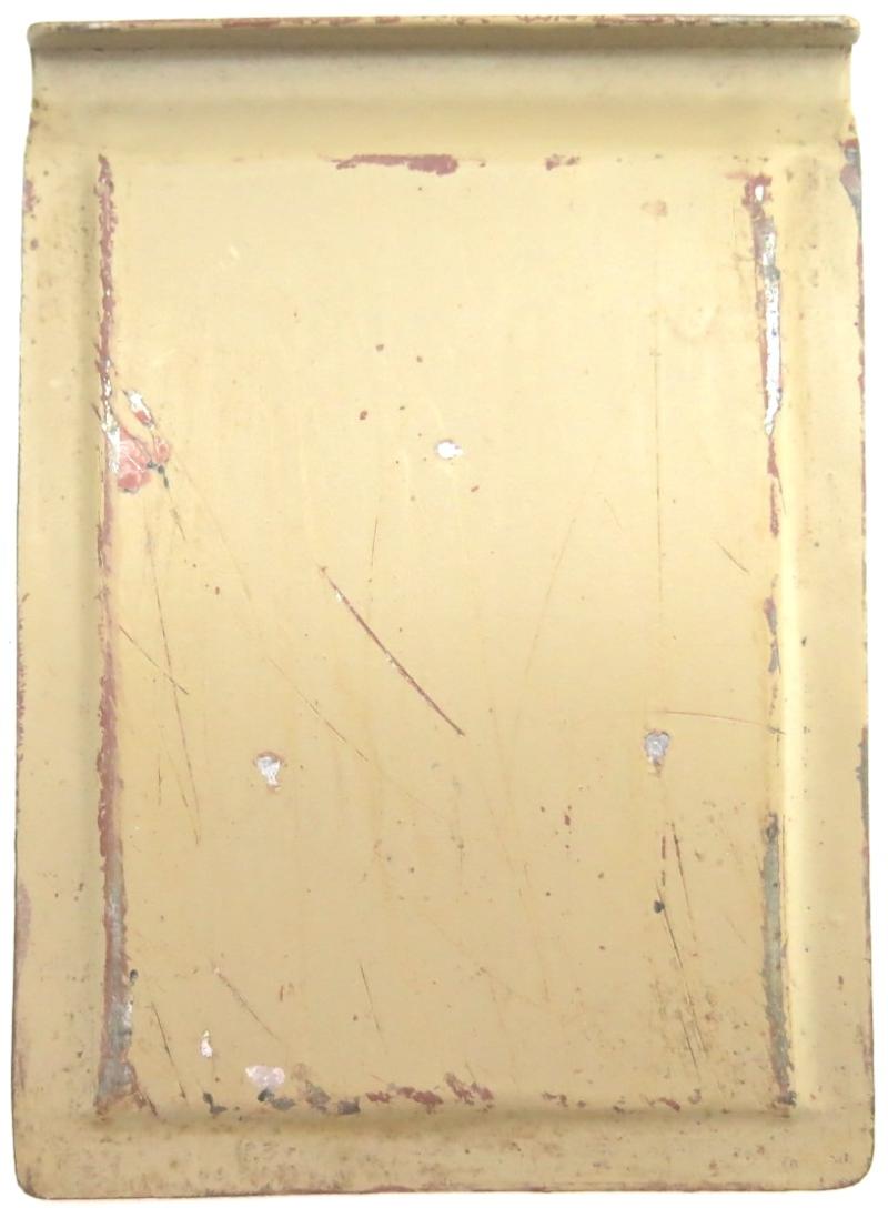 German Wehrmacht Karbid Lamp Einheitslaterne Stahl In Sand Colour Side Cover Spare Part.